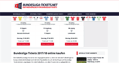 Desktop Screenshot of bundesliga-tickets.net