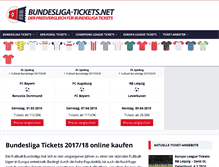 Tablet Screenshot of bundesliga-tickets.net